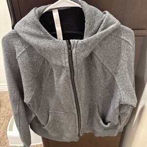 Lululemon cropped scuba full zip